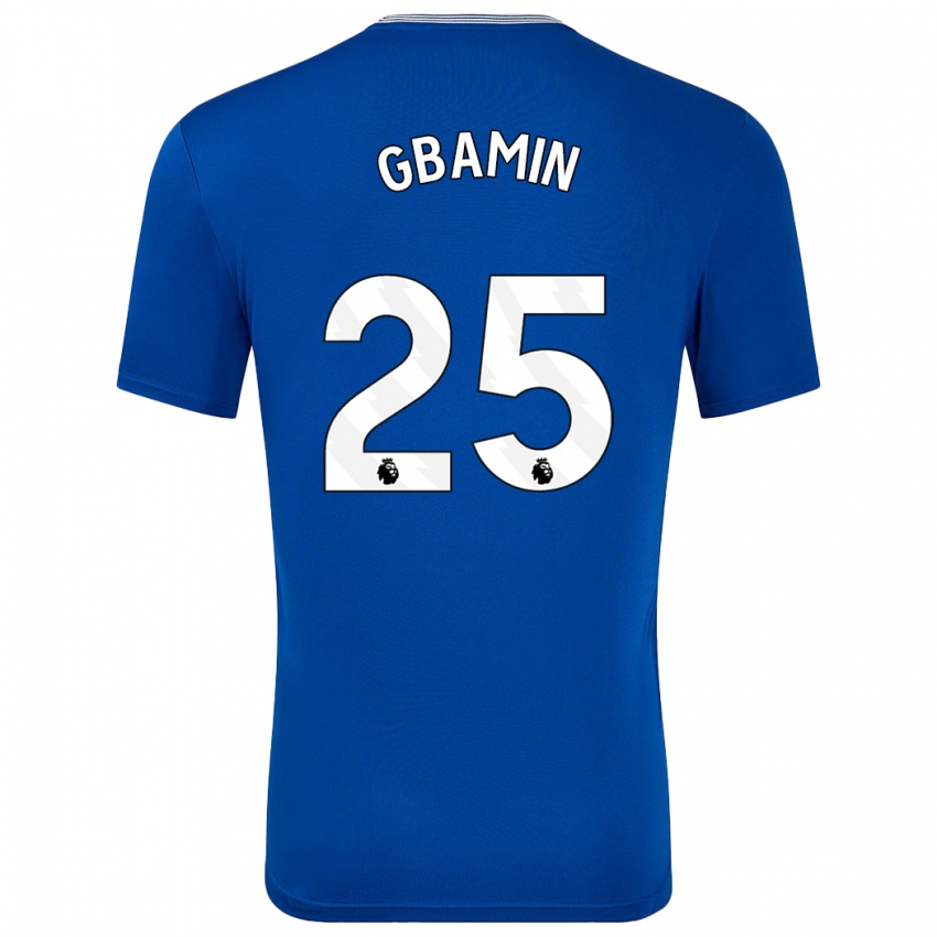 Dětské Jean-Philippe Gbamin #25 Modrá S Domů Hráčské Dresy 2024/25 Dres