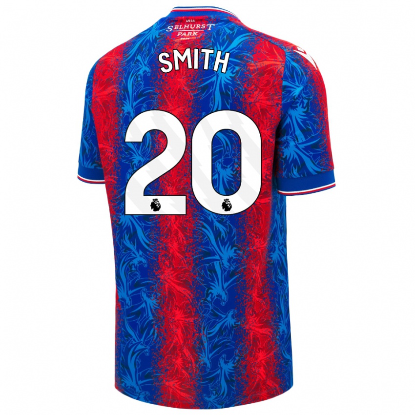 Dětské Hope Smith #20 Červené Modré Pruhy Domů Hráčské Dresy 2024/25 Dres