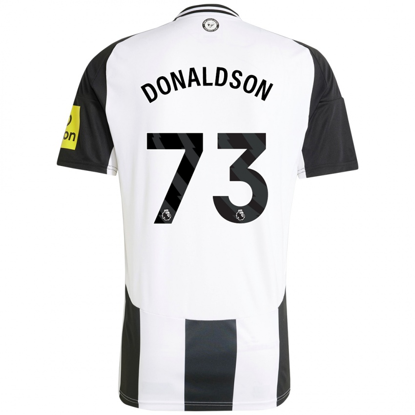 Dětské Josh Donaldson #73 Bílá Černá Domů Hráčské Dresy 2024/25 Dres