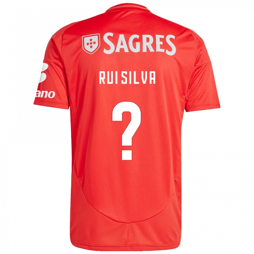 Dětské Rui Silva #0 Červená Bílá Domů Hráčské Dresy 2024/25 Dres