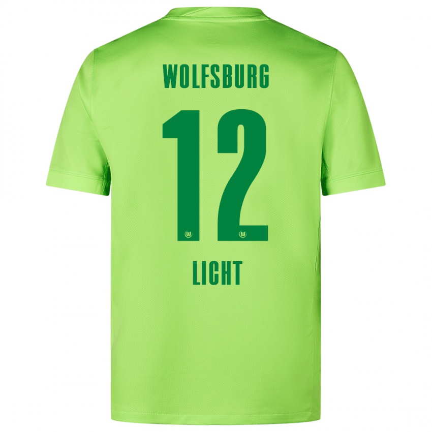 Dětské Philipp Licht #12 Fluorescenční Zelená Domů Hráčské Dresy 2024/25 Dres