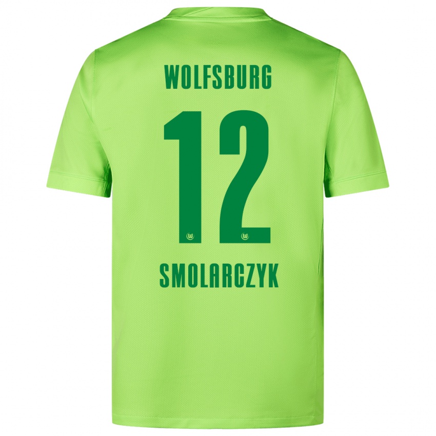 Dětské Nelly Smolarczyk #12 Fluorescenční Zelená Domů Hráčské Dresy 2024/25 Dres