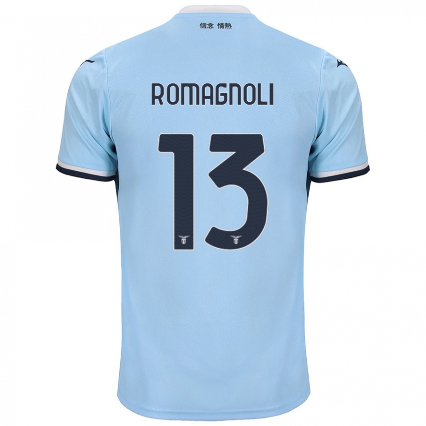 Dětské Alessio Romagnoli #13 Modrý Domů Hráčské Dresy 2024/25 Dres