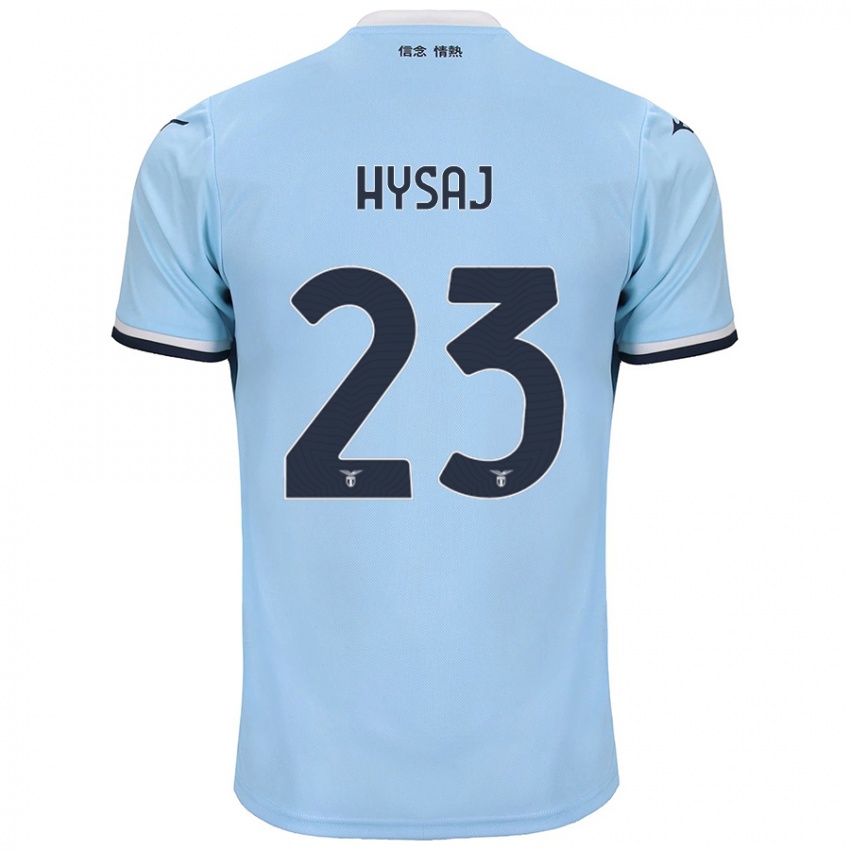 Dětské Elseid Hysaj #23 Modrý Domů Hráčské Dresy 2024/25 Dres