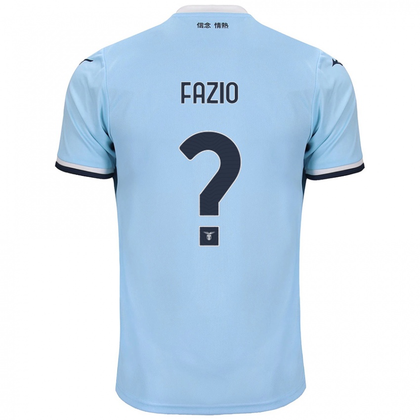 Dětské Francesco Fazio #0 Modrý Domů Hráčské Dresy 2024/25 Dres