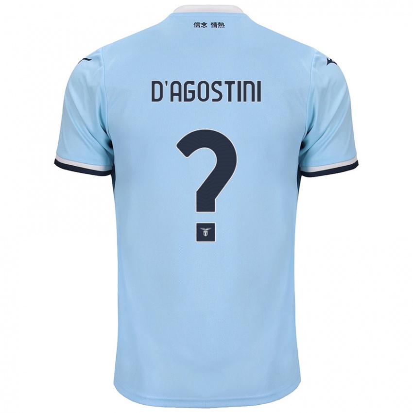 Dětské Stefano D'agostini #0 Modrý Domů Hráčské Dresy 2024/25 Dres