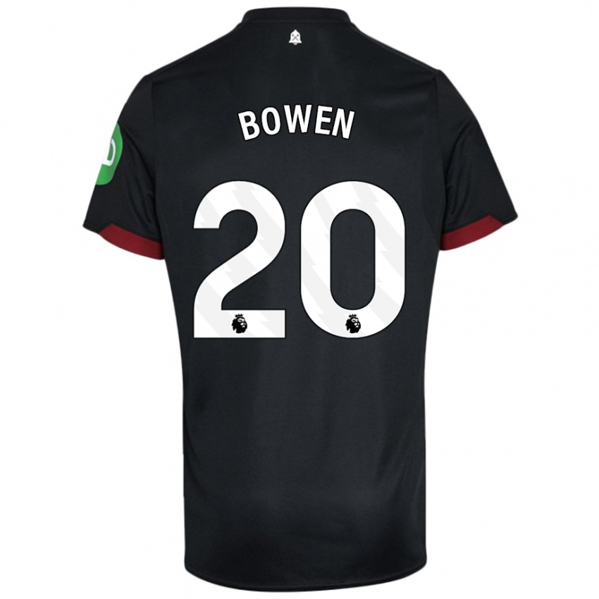 Dětské Jarrod Bowen #20 Černá Bílá Daleko Hráčské Dresy 2024/25 Dres