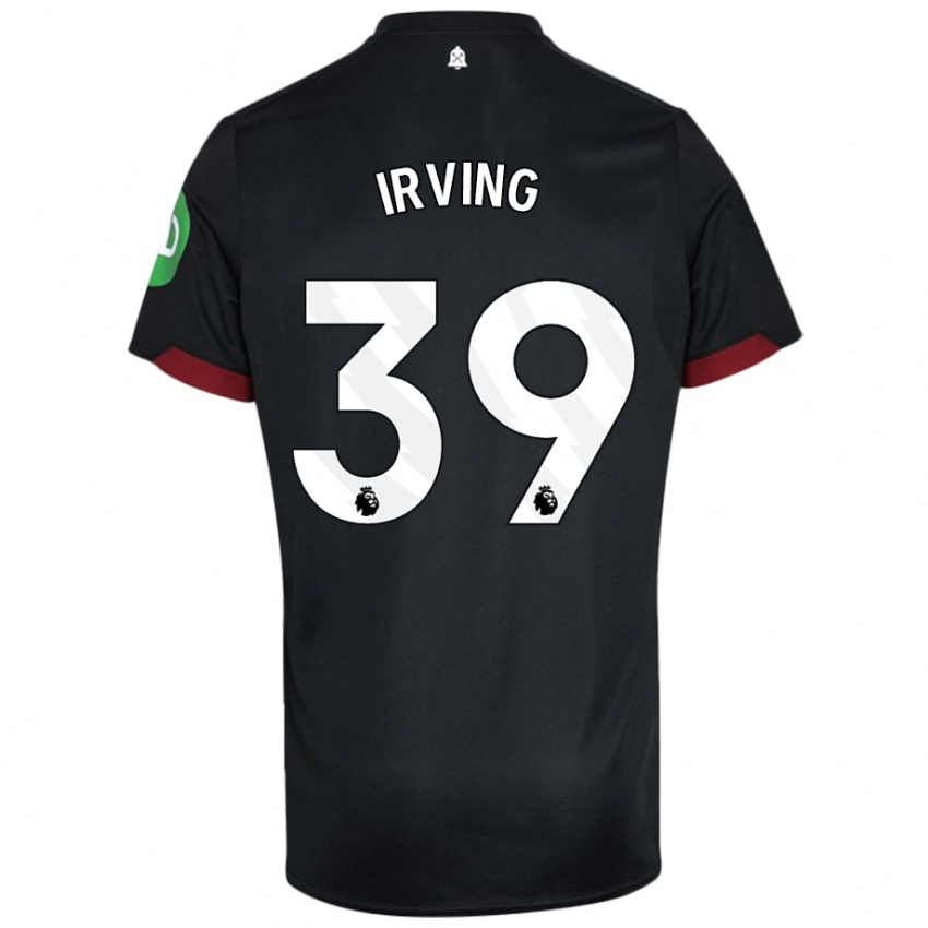 Dětské Andy Irving #39 Černá Bílá Daleko Hráčské Dresy 2024/25 Dres