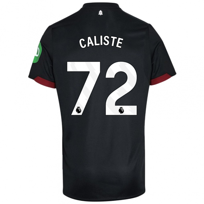 Dětské Gabriel Caliste #72 Černá Bílá Daleko Hráčské Dresy 2024/25 Dres