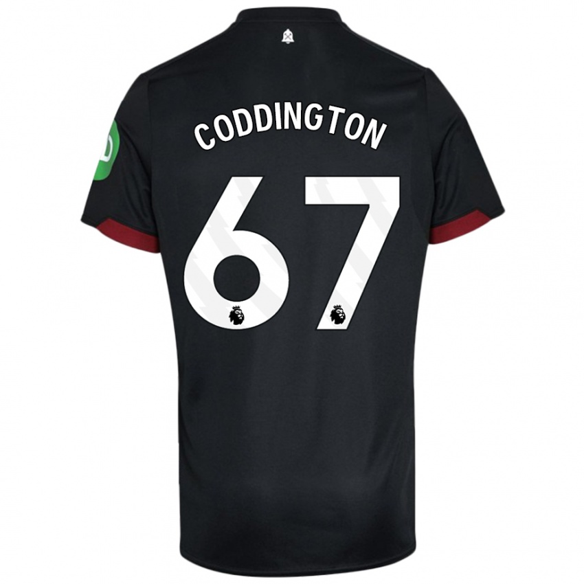 Dětské Remy Coddington #67 Černá Bílá Daleko Hráčské Dresy 2024/25 Dres