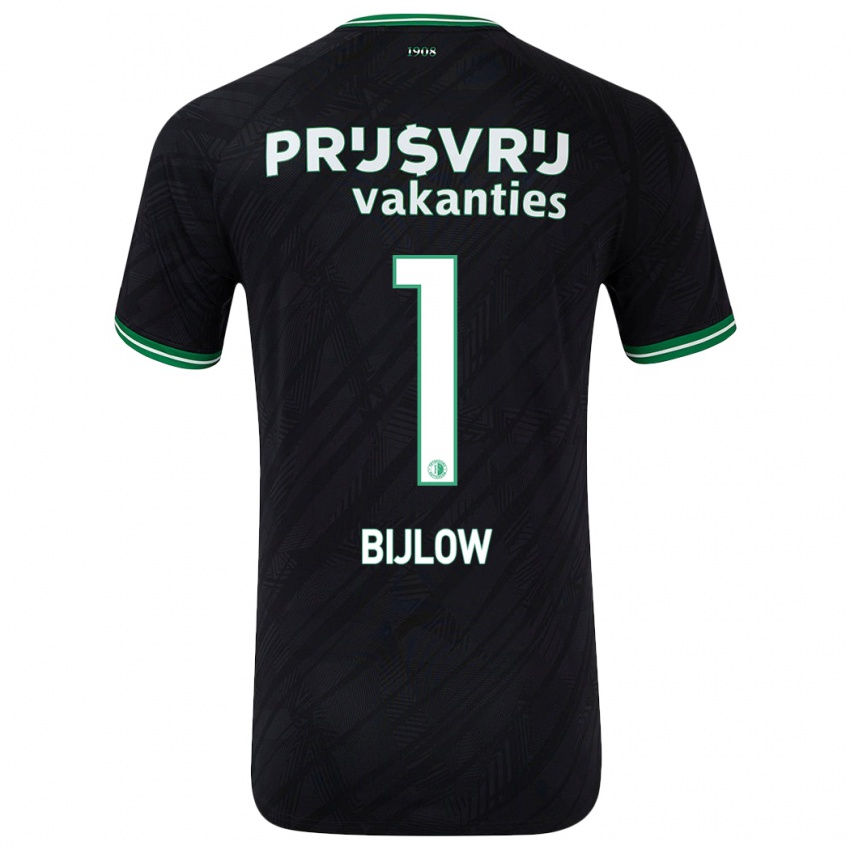 Dětské Justin Bijlow #1 Černo Zelená Daleko Hráčské Dresy 2024/25 Dres