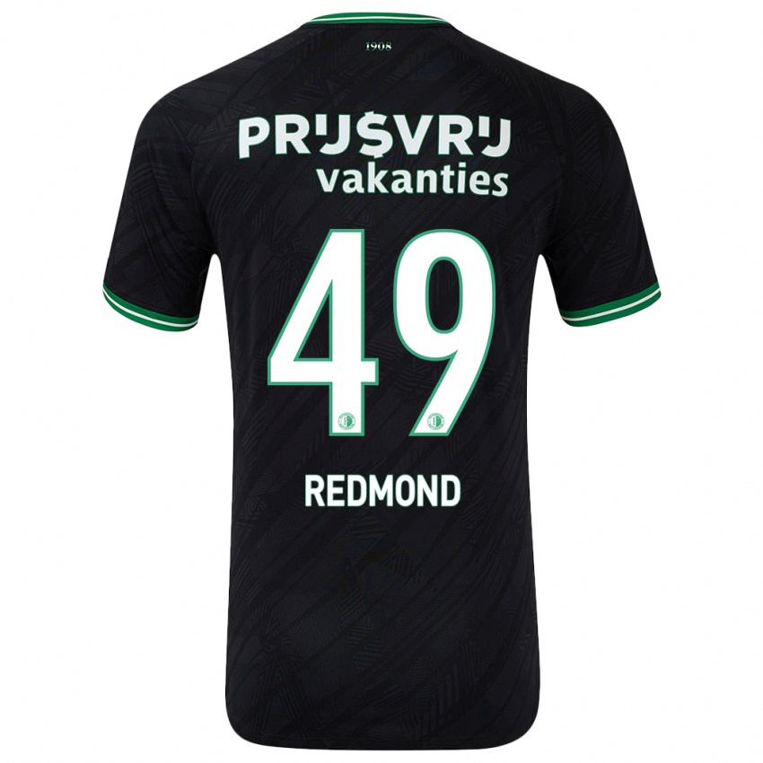 Dětské Zepiqueno Redmond #49 Černo Zelená Daleko Hráčské Dresy 2024/25 Dres