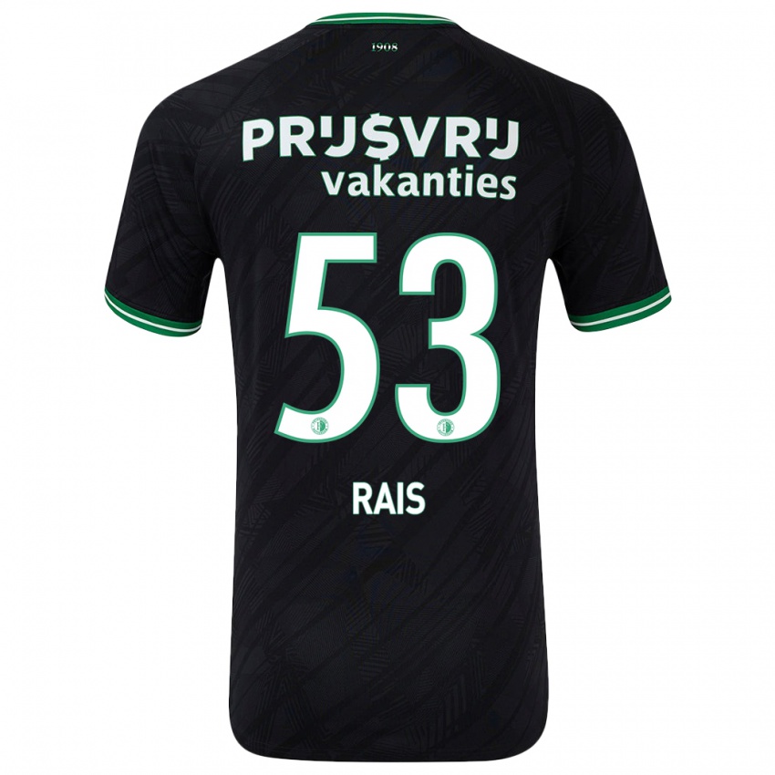 Dětské Amir Rais #53 Černo Zelená Daleko Hráčské Dresy 2024/25 Dres