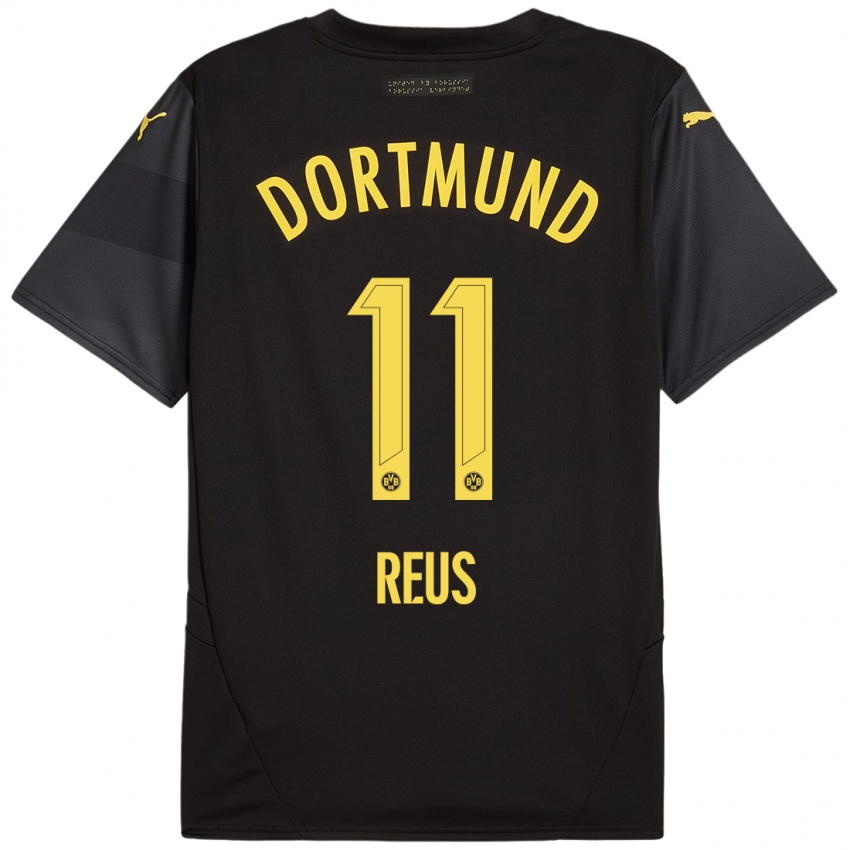 Dětské Marco Reus #11 Černá Žlutá Daleko Hráčské Dresy 2024/25 Dres