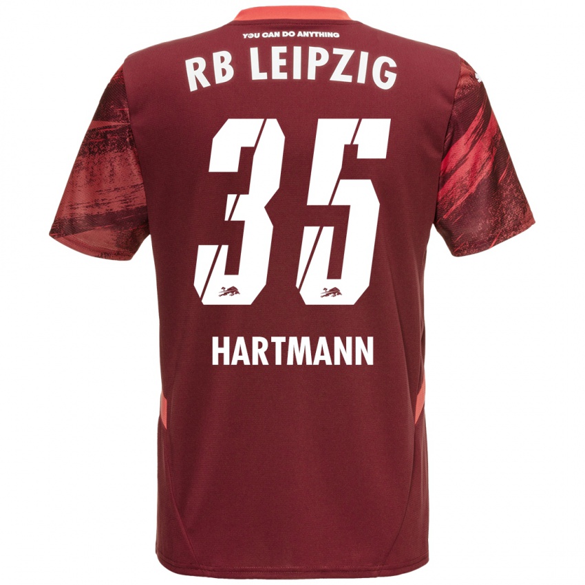 Dětské Fabrice Hartmann #35 Burgundské Daleko Hráčské Dresy 2024/25 Dres