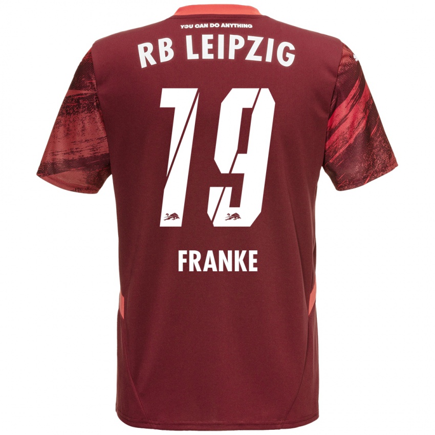 Dětské Lenny Franke #19 Burgundské Daleko Hráčské Dresy 2024/25 Dres