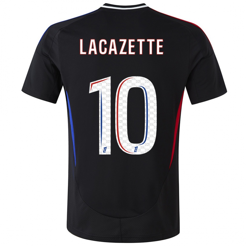 Dětské Alexandre Lacazette #10 Černý Daleko Hráčské Dresy 2024/25 Dres