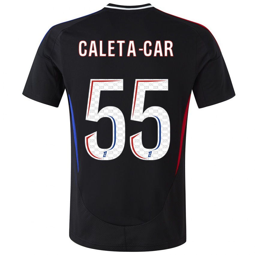 Dětské Duje Caleta-Car #55 Černý Daleko Hráčské Dresy 2024/25 Dres