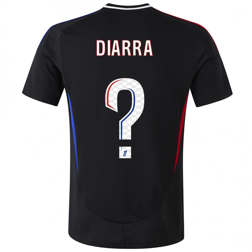 Dětské Lassine Diarra #0 Černý Daleko Hráčské Dresy 2024/25 Dres