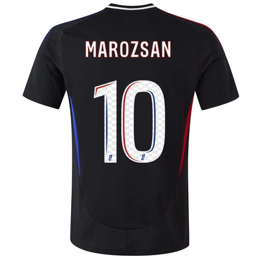 Dětské Dzsenifer Marozsan #10 Černý Daleko Hráčské Dresy 2024/25 Dres