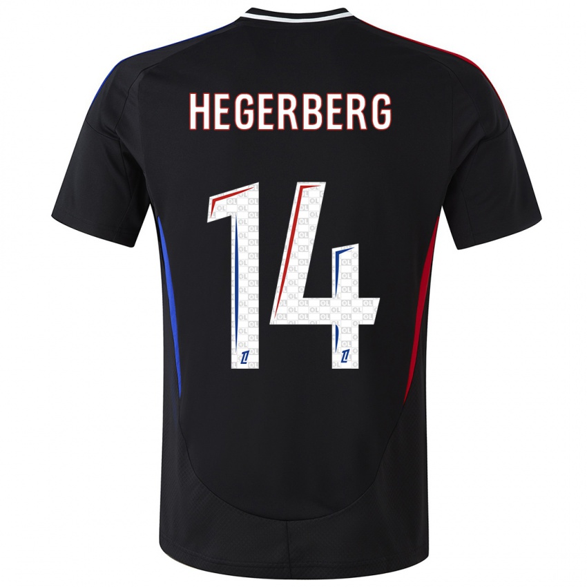 Dětské Ada Hegerberg #14 Černý Daleko Hráčské Dresy 2024/25 Dres