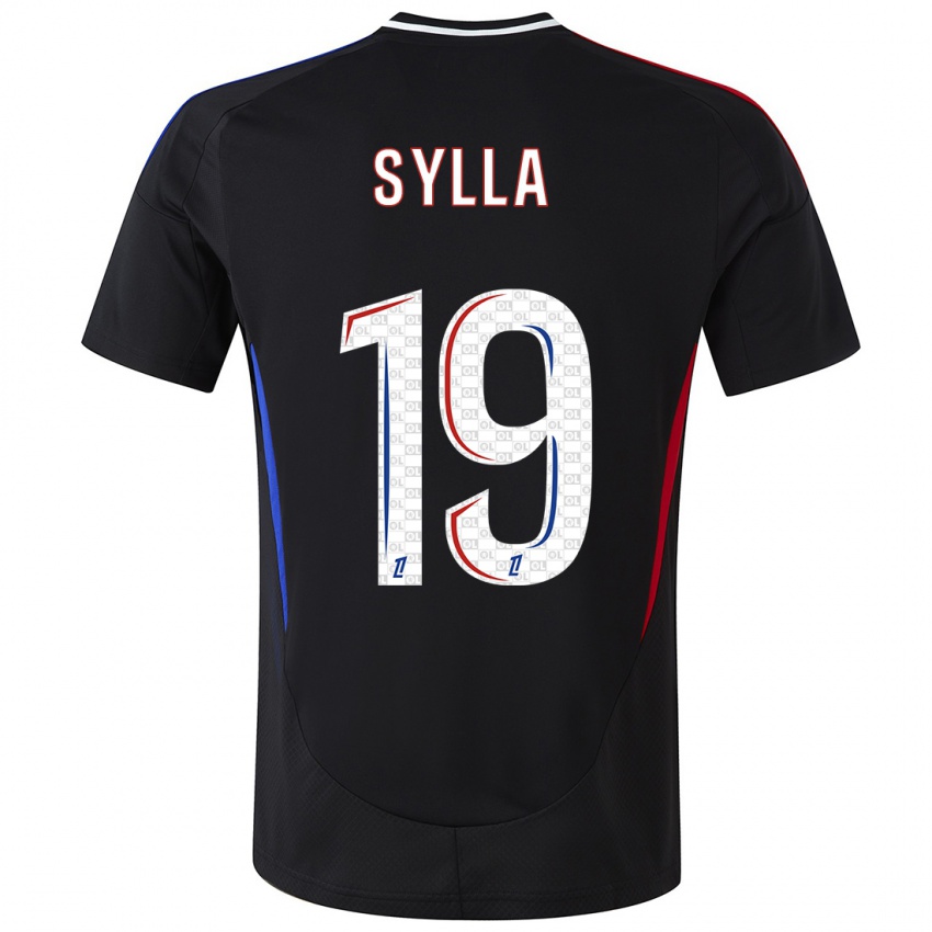 Dětské Kysha Sylla #19 Černý Daleko Hráčské Dresy 2024/25 Dres