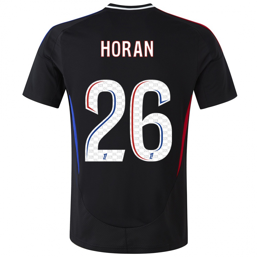 Dětské Lindsey Horan #26 Černý Daleko Hráčské Dresy 2024/25 Dres