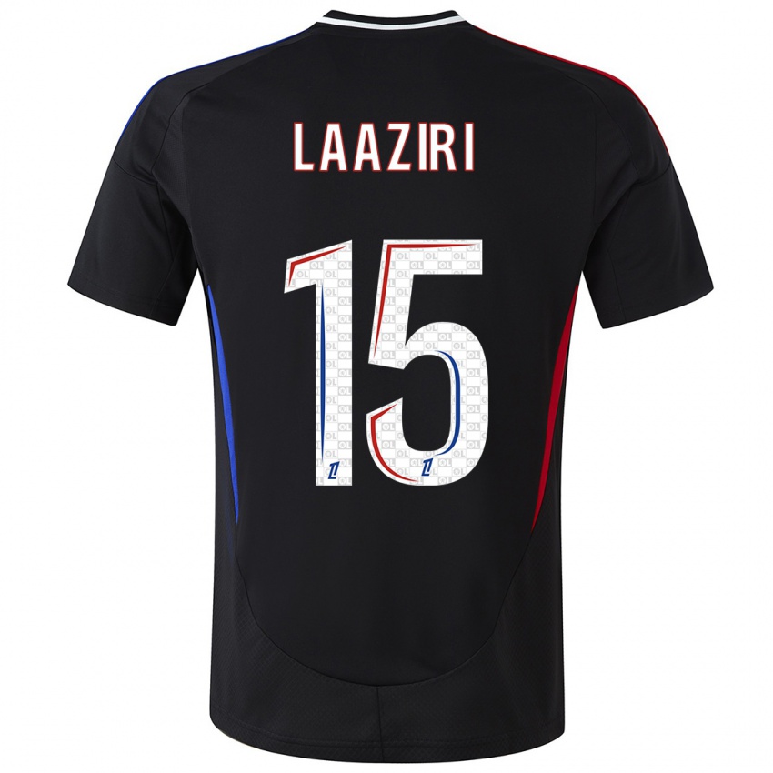 Dětské Achraf Laaziri #15 Černý Daleko Hráčské Dresy 2024/25 Dres