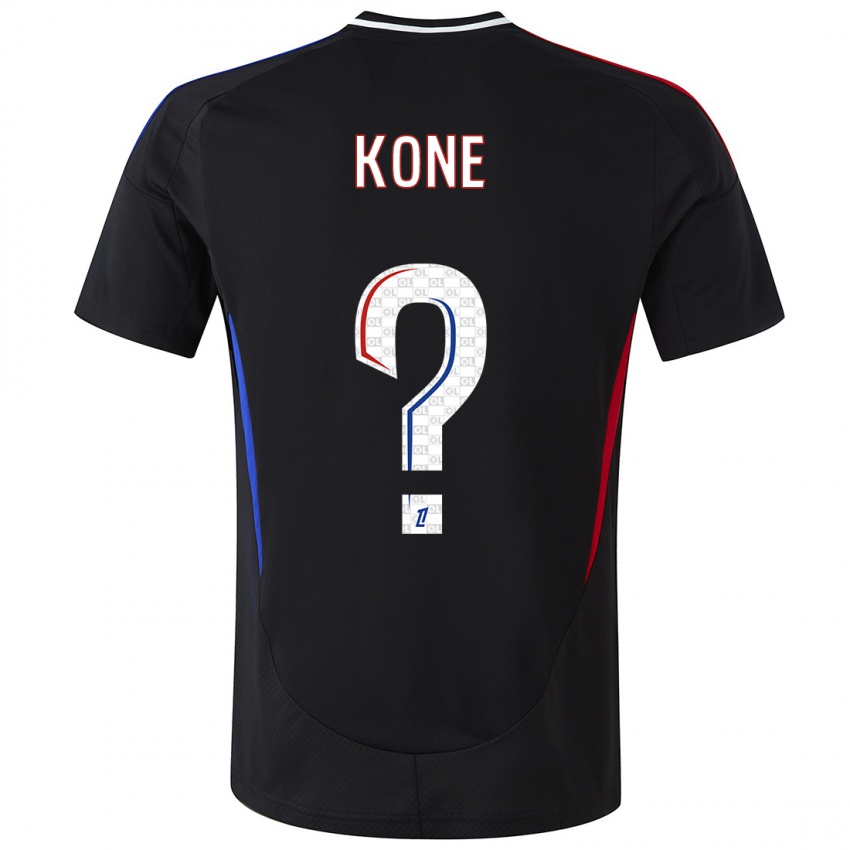 Dětské Youssouf Kone #0 Černý Daleko Hráčské Dresy 2024/25 Dres