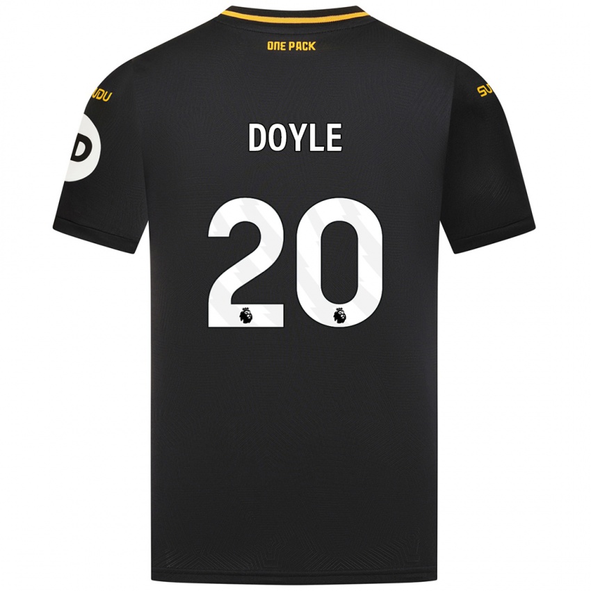 Dětské Tommy Doyle #20 Černý Daleko Hráčské Dresy 2024/25 Dres