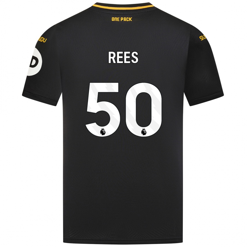 Dětské Mason Rees #50 Černý Daleko Hráčské Dresy 2024/25 Dres