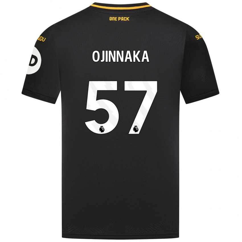 Dětské Temple Ojinnaka #57 Černý Daleko Hráčské Dresy 2024/25 Dres