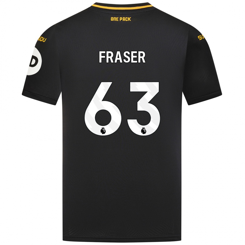 Dětské Nathan Fraser #63 Černý Daleko Hráčské Dresy 2024/25 Dres