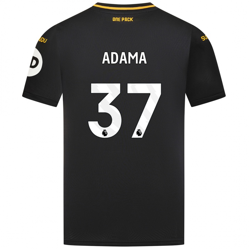 Dětské Adama Traore #37 Černý Daleko Hráčské Dresy 2024/25 Dres