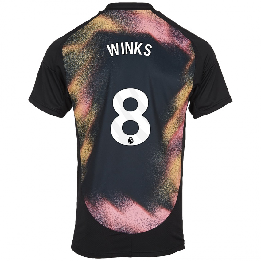 Dětské Harry Winks #8 Černá Bílá Daleko Hráčské Dresy 2024/25 Dres