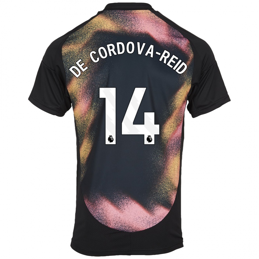 Dětské Bobby De Cordova-Reid #14 Černá Bílá Daleko Hráčské Dresy 2024/25 Dres