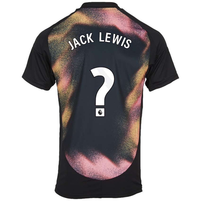 Dětské Jack Lewis #0 Černá Bílá Daleko Hráčské Dresy 2024/25 Dres