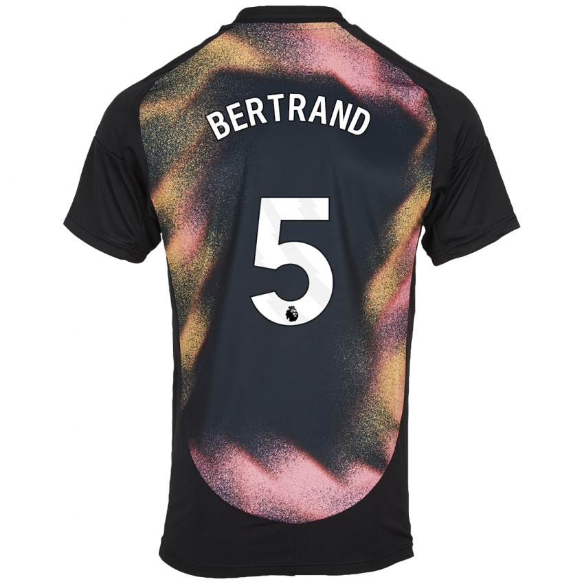 Dětské Ryan Bertrand #5 Černá Bílá Daleko Hráčské Dresy 2024/25 Dres