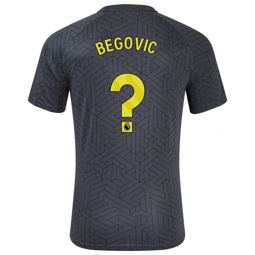 Dětské Asmir Begovic #0 Černá Žlutá Daleko Hráčské Dresy 2024/25 Dres