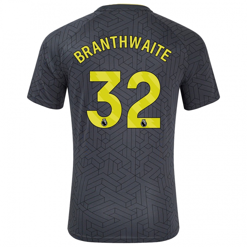 Dětské Jarrad Branthwaite #32 Černá Žlutá Daleko Hráčské Dresy 2024/25 Dres