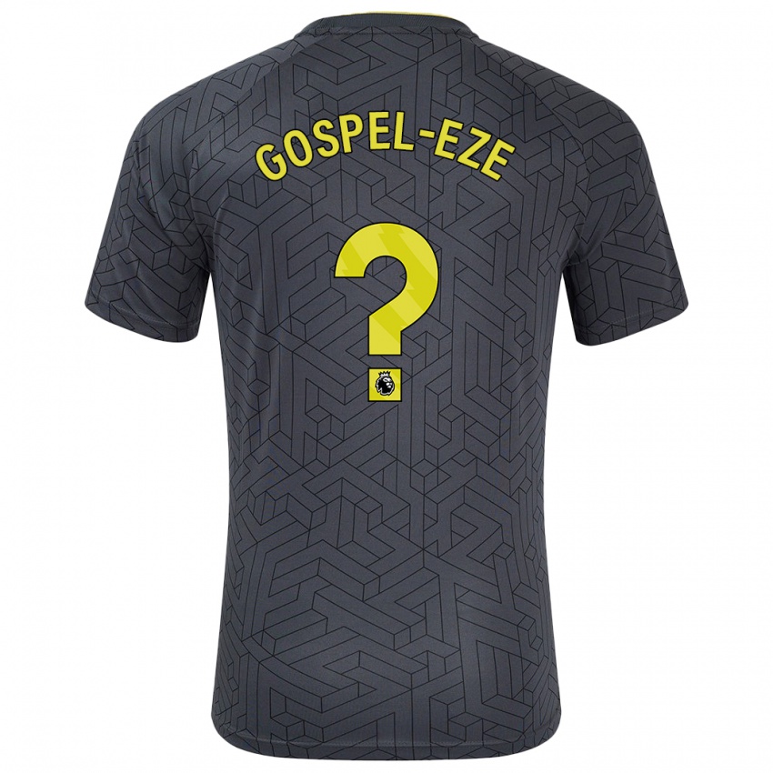 Dětské Goodness Gospel-Eze #0 Černá Žlutá Daleko Hráčské Dresy 2024/25 Dres