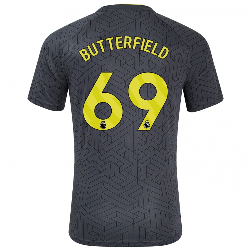 Dětské Luke Butterfield #69 Černá Žlutá Daleko Hráčské Dresy 2024/25 Dres