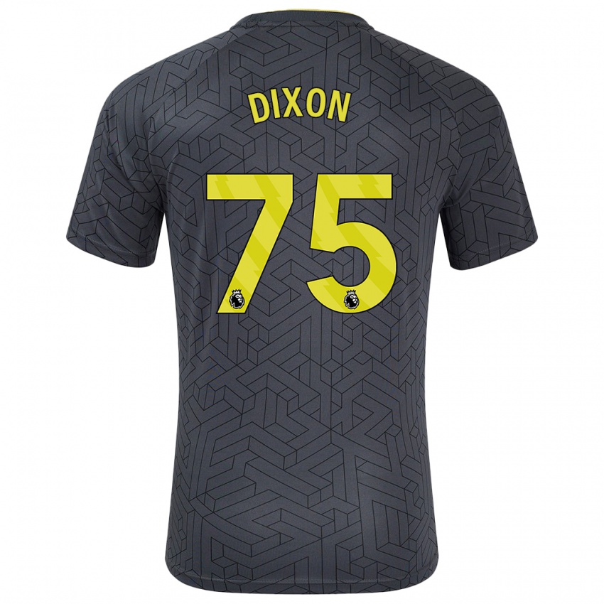 Dětské Roman Dixon #75 Černá Žlutá Daleko Hráčské Dresy 2024/25 Dres