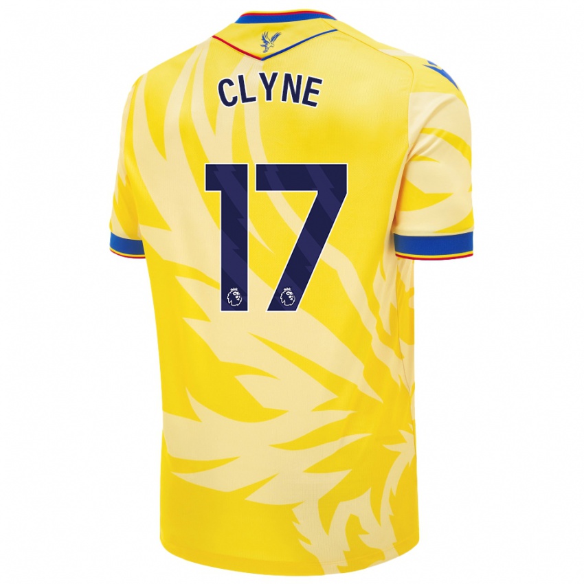 Dětské Nathaniel Clyne #17 Žluť Daleko Hráčské Dresy 2024/25 Dres