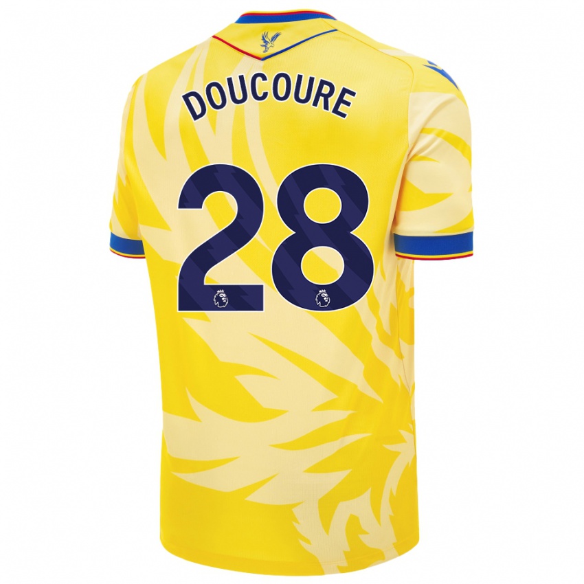 Dětské Cheick Doucouré #28 Žluť Daleko Hráčské Dresy 2024/25 Dres