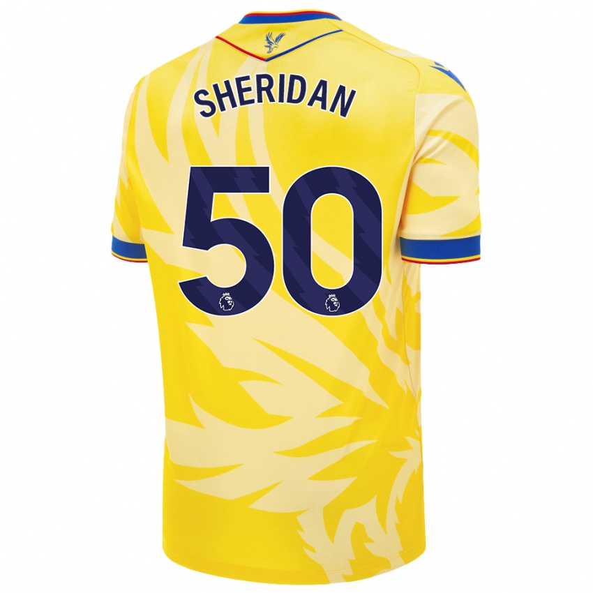 Dětské Joe Sheridan #50 Žluť Daleko Hráčské Dresy 2024/25 Dres