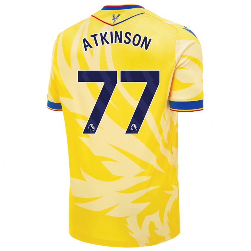 Dětské Isibeal Atkinson #77 Žluť Daleko Hráčské Dresy 2024/25 Dres