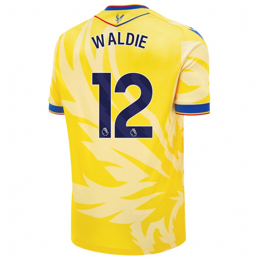 Dětské Lizzie Waldie #12 Žluť Daleko Hráčské Dresy 2024/25 Dres