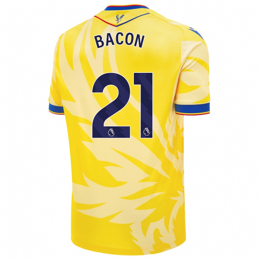 Dětské Skye Bacon #21 Žluť Daleko Hráčské Dresy 2024/25 Dres