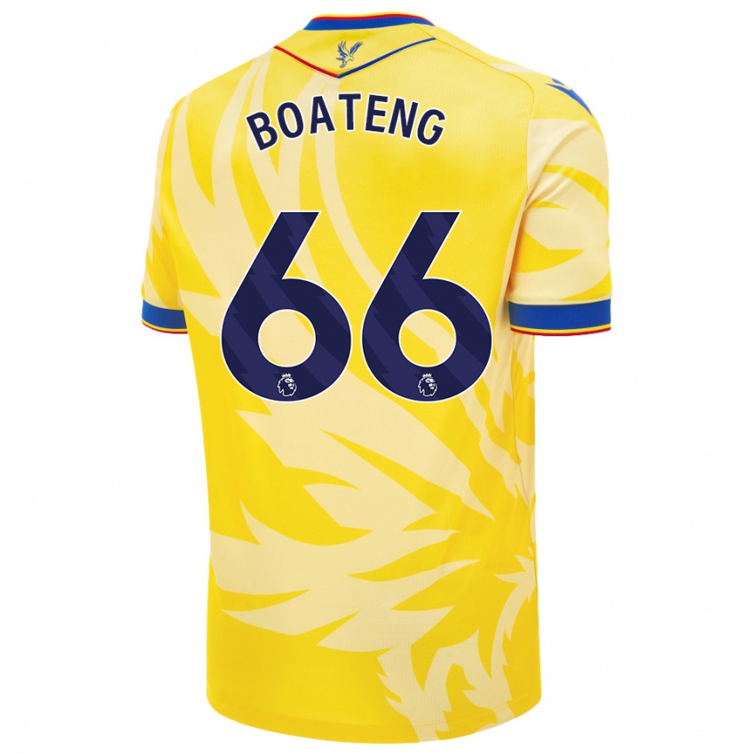 Dětské David Boateng #66 Žluť Daleko Hráčské Dresy 2024/25 Dres